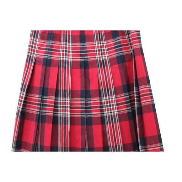 Vintage Pendleton Wool Pleated Midi Skirt Size 6 Plaid Preppy Academia 80s Retro - Picture 7 of 9